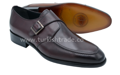 Herrenschuhe aus Leder mit Mönchsriemen