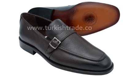 حذاء رجالي بحزام جلد بحزام الراهب حذاء رجالي بحزام جلد بحزام الراهب