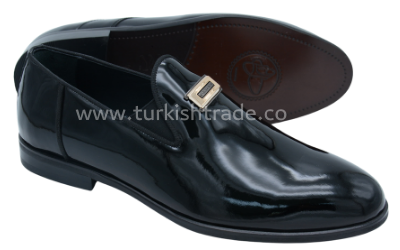 Mocasines de charol negro