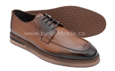 Herren Freizeitschuhe aus braunem Leder