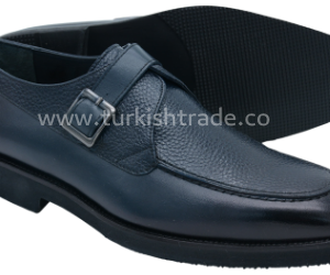 Men's Leather Monk Strap Loafers