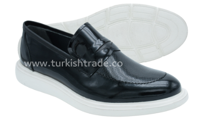 Herren Loafers aus schwarzem Kalbsleder