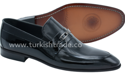 Men's Black Patent Loafers