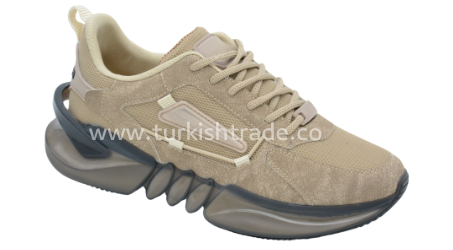 2600oynmn00006 beige Herren-Kunstleder-Sportschuhe